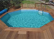 Above Ground Pool Built Into Deck