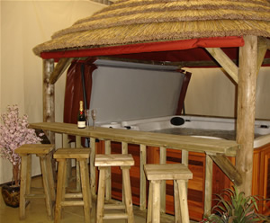 Thatched Hot Tub Gazebo Bar Kit